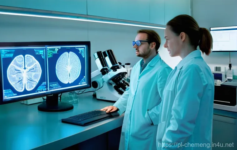 단백질 공학과 바이오리액터 - **Prompt:** A state-of-the-art biotechnology laboratory in Poland, bathed in bright, clean, diffused...
