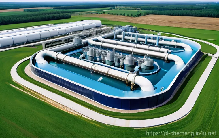 폐수처리에서의 막분리 기술 - Wrocław's Urban Oasis: MBR Technology and Sustainable Water Recycling**

**Prompt:** A vibrant and o...