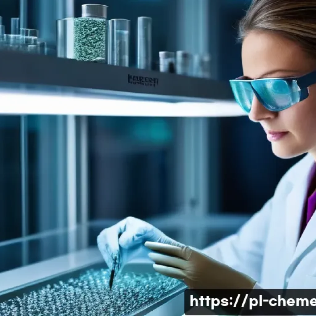분말공학 - **A "Powder Engineer's Insight"**
    A highly detailed, realistic image of a skilled female enginee...