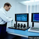 Home 20 전기화학 분석 기술 - A modern laboratory setting in Poland featuring advanced electrochemical measurement devices integra...